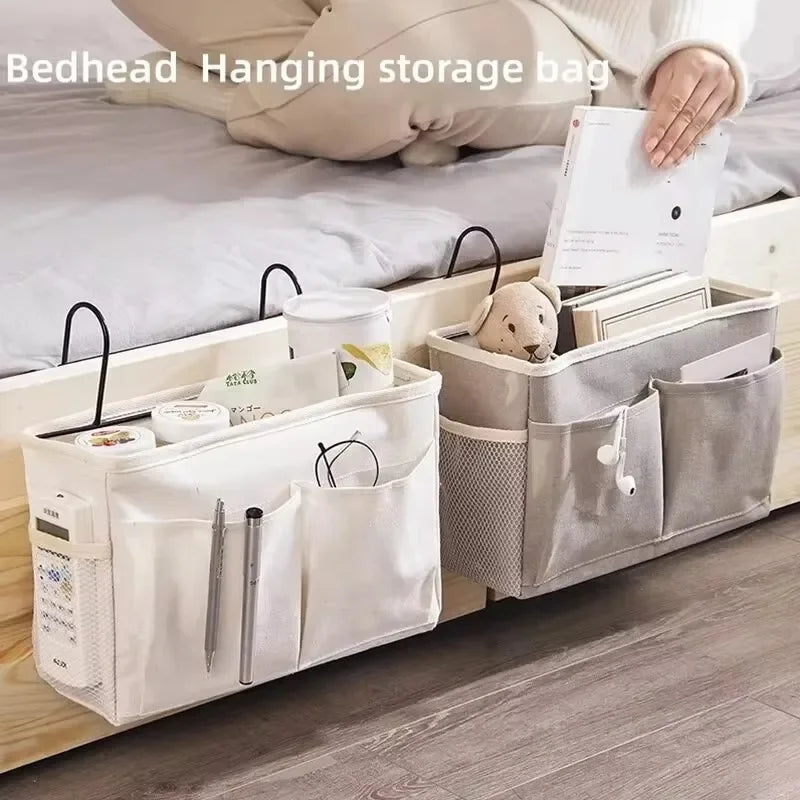 Bedside Storage Rack Multiple Pockets Durable Material Strong Support ...